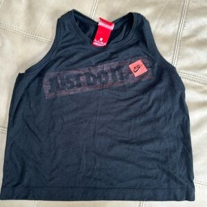Nike tops, black, XS